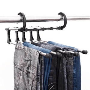 Perchero Colgador Organizador Plegable de Closet 5 en 1