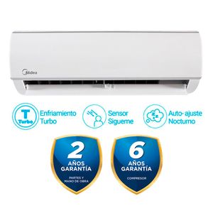 Aire Acondicionado Midea Split Pared Frío On Off 12000 BTU