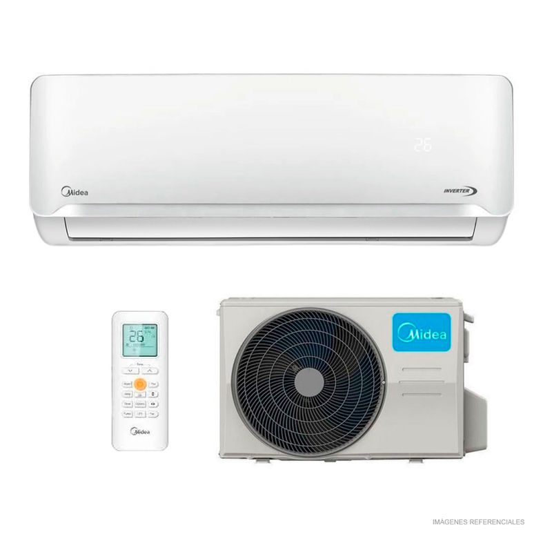 Aire Acondicionado Midea Split Pared Inverter Frío 12000 Btu Real Plaza 4253