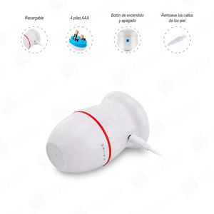 Removedor de Callos Eléctrico+Repuesto+Cable Usb