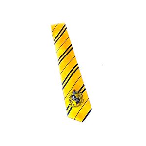 Corbata Harry Potter Hufflepuff con Escudo