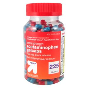 Vitamina Up&up Acetaminofen 500mg x 225 Gelcaps