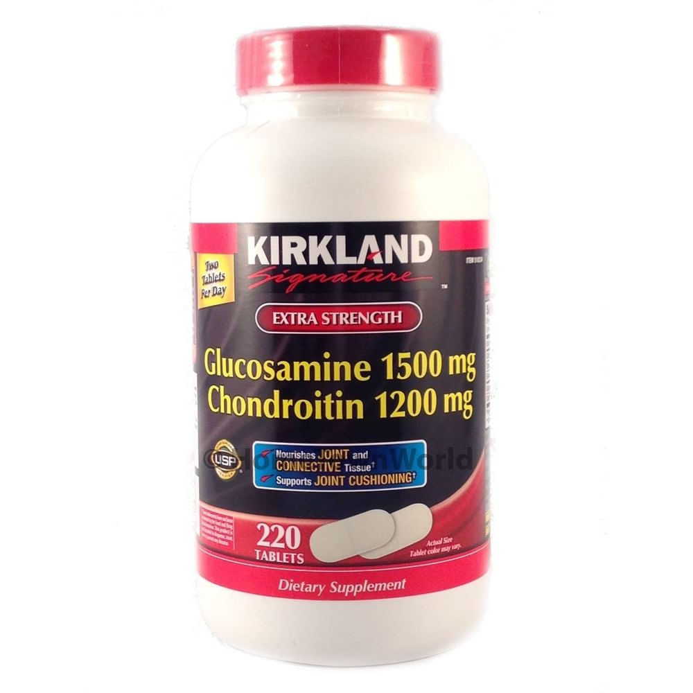 Multivitaminico Kirkland Glucosamina Chondroitin Strength 220 Tabletas