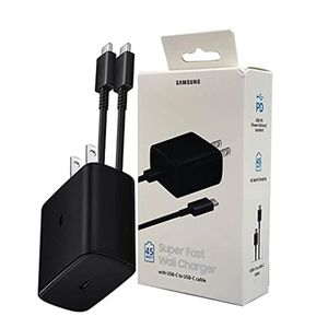 Cargador Samsung 45W Original USB-C a USB-C Carga Rápida
