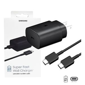 Cargador Samsung 25W Original USB-C a USB-C Carga Rápida