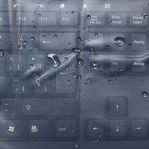 Protector de silicona para teclado 17" Teraware, transparente