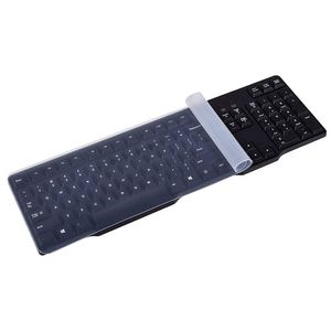 Protector de silicona para teclado 17" Teraware, transparente