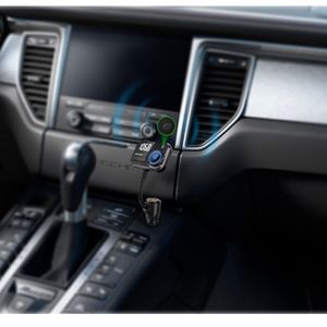 Transmisor para auto Radioshack bluetooth, fm flexible, pantalla led, negro