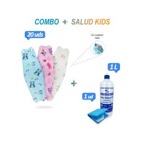 Fish Shape Niños 20 uds+Porta Mascarilla+Alcohol 1L