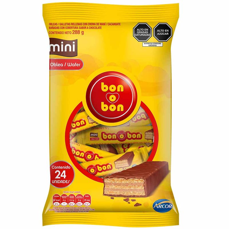 Chocolates Mini BON O BON Paquete 288g