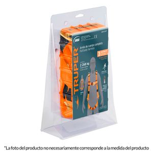 Arnés De Cuerpo Comp. 3 Anillos Rescate Truper ARN-5437 14433