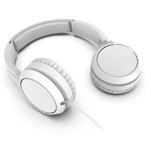 Audífonos Philips on Ear Bass TAH4105 Wt 3.5MM C/Micro Blanco