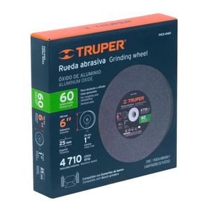 Piedra Esmeril Oxido Alum 6"X1" GR60 16382 Truper