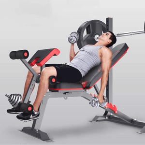 Banca con Rack Multifuncional Miny Gimnasio en Caso BF-301