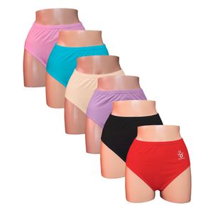 Pack x6 Trusas Clásicas Monina Multicolor 2
