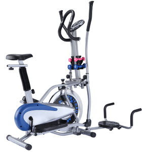 Eliptica Multifuinal Estacionatia con Disco de Metal, Volante y Asiento Con Espaldar Modelo JY-8704