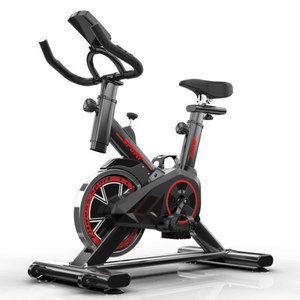 Spinning Bicicleta Estacionaria Black fit 8 KG Modelo SPG-01 color negro/rojo