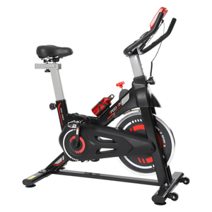 Bicicleta Spinning de 15 kg Black Fit con Ligas y Disco de Cintura Twister-Modelo HB-04C