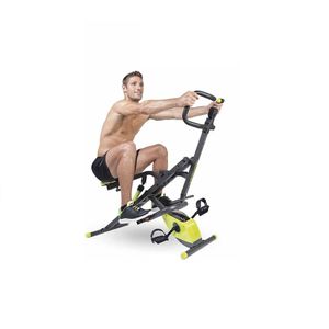 Total fitness Crunch con Bicicleta Multifuncional, Spinning