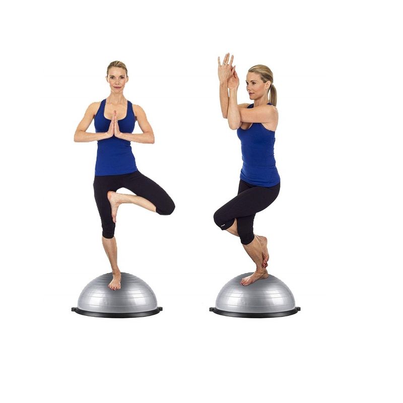 Bosu Pelota de Equilibrio + 2 Ligas + Inflador 