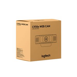 Camara Logitech B2B-C930E Webcam Ultra Wide Angle Black