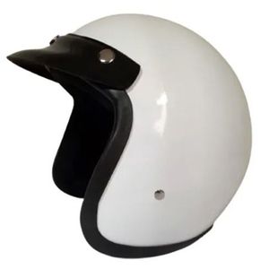 Casco de Moto Start Fg Tipo Vespa Blanco