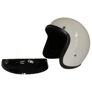 Casco de Moto Start Fg Tipo Vespa Blanco