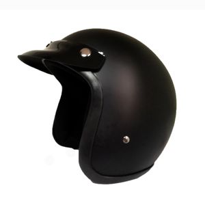 Casco de Moto Start Fg Tipo Vespa Negro