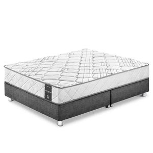 Cama Paraíso Su Majestad King Acero + 2 almohadas + protector