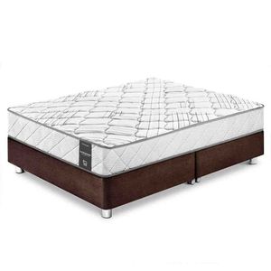 Cama Paraíso Su Majestad King Chocolate + 2 almohadas + protector