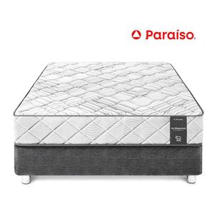 Cama Paraíso Su Majestad King Acero + 2 almohadas + protector