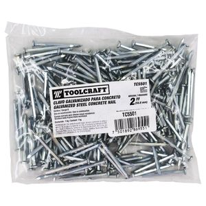 Clavos de Acero Galvanizado para Concreto 2" Toolcraft TC5501