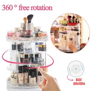 Organizador de Maquillaje Cosméticos Giratorio