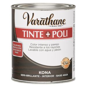 Tinte para madera + Poliuretano Rust Oleum Varathane Kona 0,946L