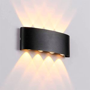 Aplique led Cob Marga 8w Lc Ip44 Negro