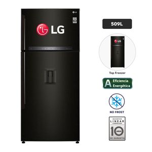 Refrigeradora LG 509L No Frost LT51SGD Negro Acero