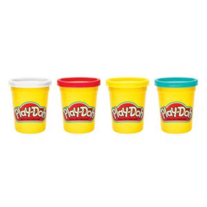Masa Playdoh Pack De 4 Latas Dinosaurios B5517