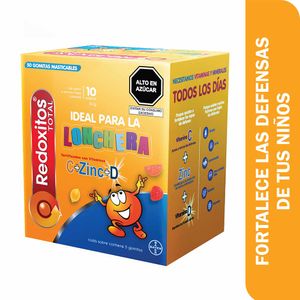 Gomitas REDOXITOS Vitamina C+D+Zinc Caja 10un