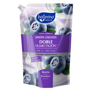 Jabón Líquido Ballerina Yoghurt y Arándanos Doypack 900ml