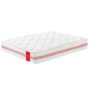 Colchón PARAISO Medallón Ergosoft Queen + 2 Almohadas + Protector