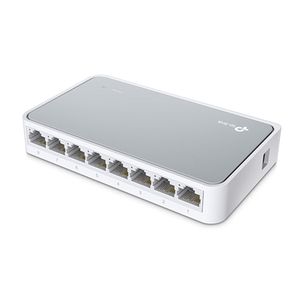 Switch Conmutador Tp Link TL-SF1008D ethernet, 10/100 mbps , 8 puertos LAN, plug and play