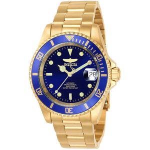 Reloj Invicta Pro Diver 8930OB Automático Para Hombre Fecha Acero Inoxidable Dorado Azul