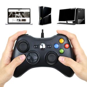 Mando Xbox 360 con Cable Para Consola Pc Con Windows 7/8/10 - Cableado - Negro