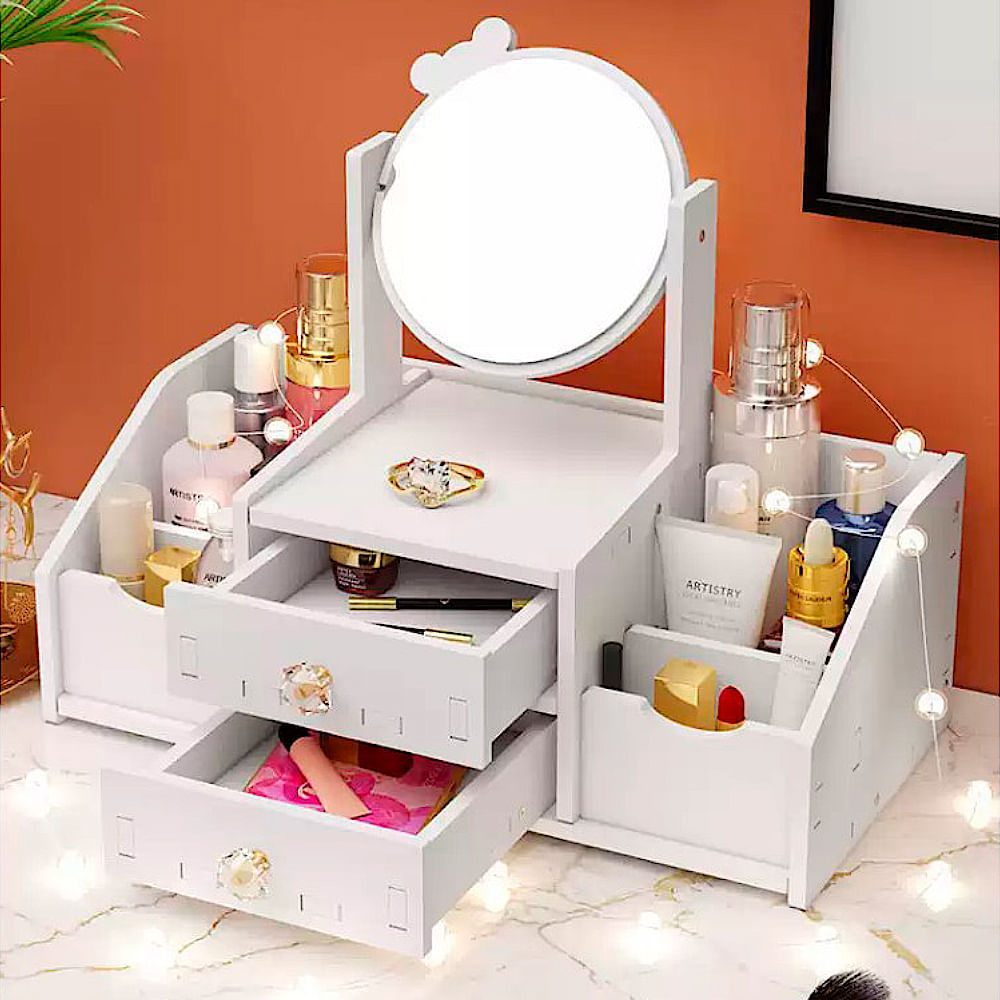 Organizador Maquillaje con Espejo 1 - H Closet - Her Closet