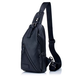 Pechera Morral Bullcaptain Diagonal Cuero Genuino