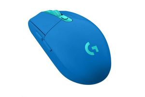 Mouse gamer Logitech G305 Lightspeed Wireless, receptor usb, 12000 dpi, 6 botones color Azul