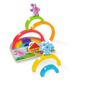 Arcoiris Apilable de Madera Las Pistas de Blue