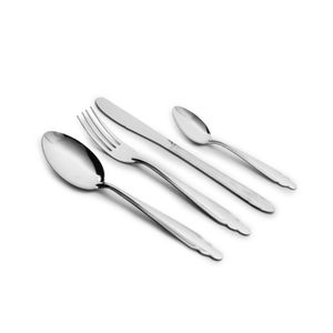 Set de Cubiertos Facusa 24 Piezas Acero Inoxidable