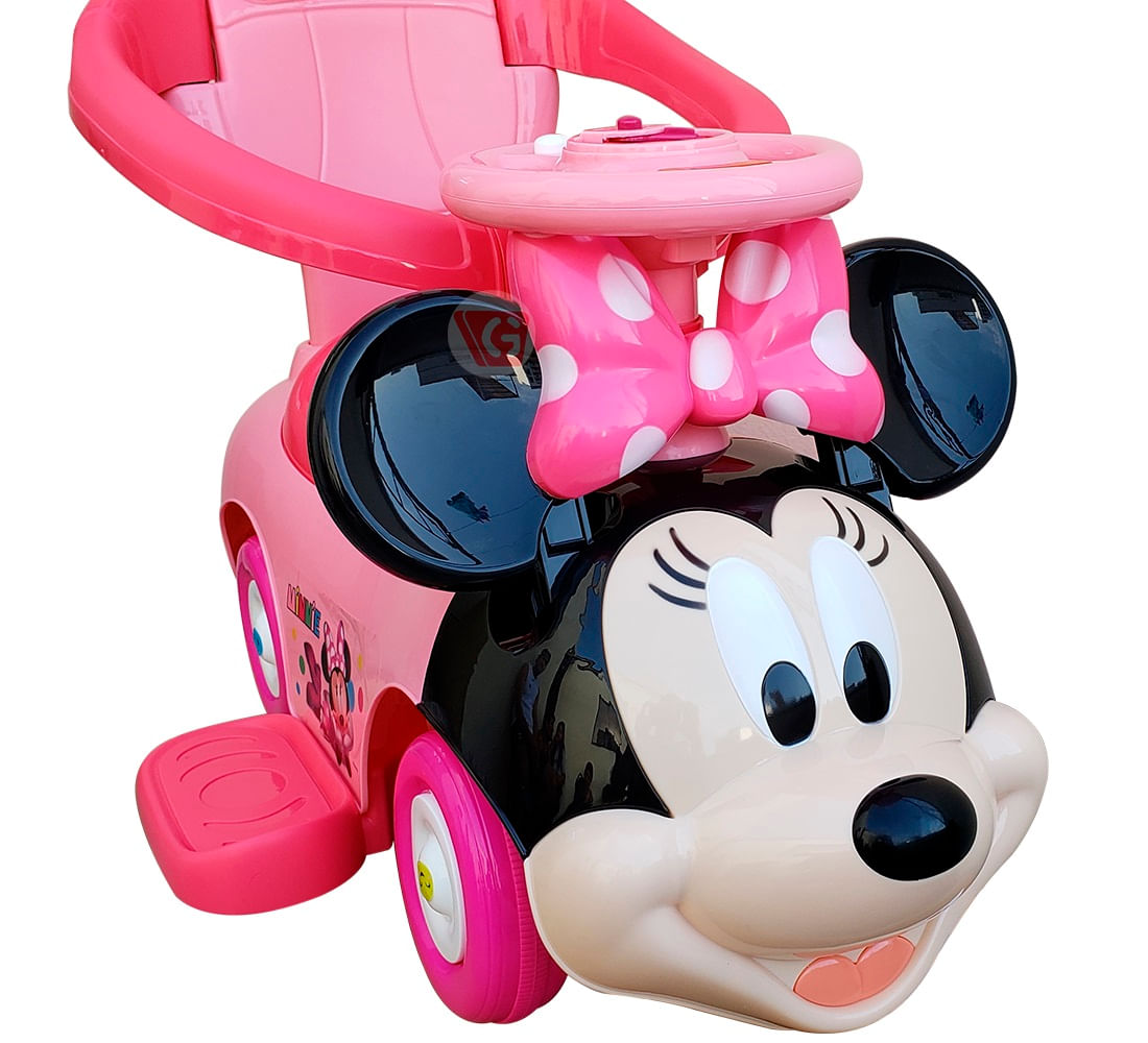 Correpasillos con Guiador y Sombrilla Minnie Real Plaza