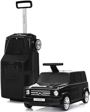 Correpasillo 2 en 1 Maleta Mercedes Benz PB-450 Negro